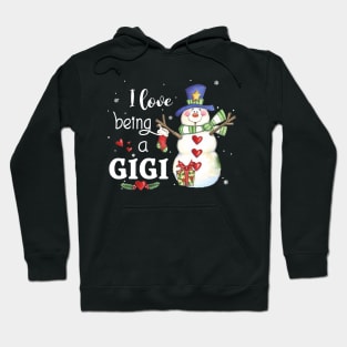 I Love Being A Gigi Christmas Hoodie